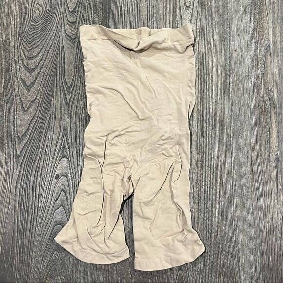 SKIMS Kim Kardashian Sculpt Shorts 3XL Nude Seamless Mid Thigh Pull On Stretch - Picture 1 of 3